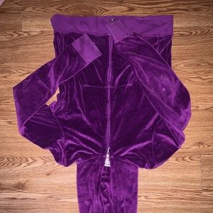 purple velour juicy couture jacket 💟